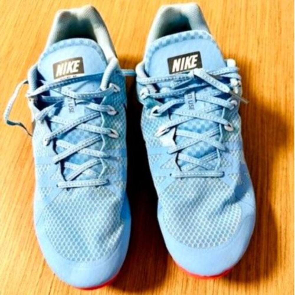 Nike Racing Y2K Multi-Use Athletic Men Shoes Light Blue / Orange soil size 14